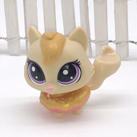 PERSIAN CAT #Hungry Pets - Authentic Littlest Pet Shop - Hasbro LPS - Picture 1 of 4